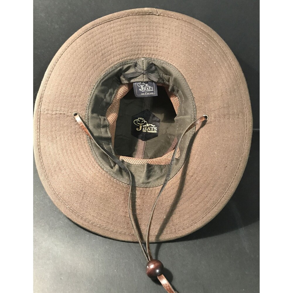 J Hats Safari Bush Hat S Olive Outdoor Mesh Hiking - Picture 4 of 5